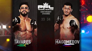 PFL 2018 Full Fight Friday: Rashid Magomedov vs. Thiago Tavares from PFL Playoffs: Long Beach