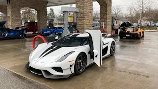 Test Driving the Koenigsegg and Bugatti.