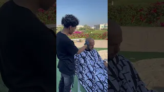 THE TOP G GETS A HAIRCUT! 🤯💰#viralvideo #bugatti #billionaire #haircut