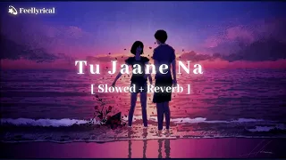 Tu Jaane Na [ Slowed + Reverb ] - Atif Aslam | Ajab Prem Ki Ghazab Kahani | Feellyrical