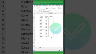 🖥️ Создание ранговой системы с помощью формулы RANK в Excel #excel #ranked #quadd4rv1n7 #top #study