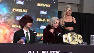 Toni Storm on Wanting to Touch Kris Statlander | AEW Worlds End Press Conference