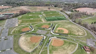 Central Sports Complex Athletic Fields Aerial View