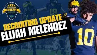 Inside Michigan Recruiting with Miami LB commit Elijah Melendez