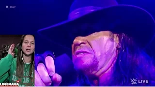 WWE Raw 1/9/17 Undertaker returns to NOLA