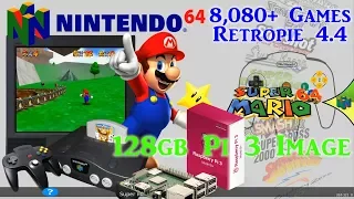 128gb Pi 3 B and B+ Ultimate Image Vman - 8,080+ Games PSX Dreamcast N64 SNES