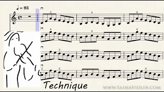 Wohlfahrt Op. 45 - Etude No. 2. Music Score for String Orchestra. Play Along. Wohlfahrt Etude No. 2