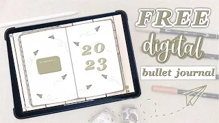 2023 DIGITAL BULLET JOURNAL | Free Digital Planner Journal | Free 2023 Digital Planner | Digital PWM