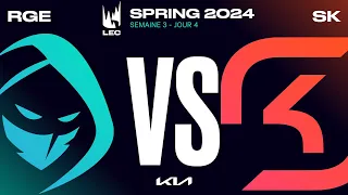 LEC 2024 Spring 2024 W3D3 | RGE vs SK