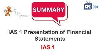 IAS 1 Presentation of Financial Statements: Summary - applies in 2024