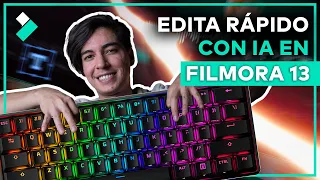 Cómo Editar Videos Más Rápido con la IA de Filmora 13