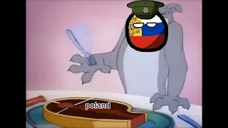 3rd poland partition (Tom and jerry/countryball meme)