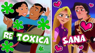 Las PAREJAS MÁS TÓXICAS y SANAS de PELICULAS de  DISNEY