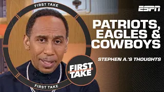 Stephen A. reacts to Patriots hiring Jerod Mayo + talks Eagles & Cowboys' playoff hopes | First Take