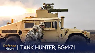 in action American anti-tank missile BGM-71 TOW