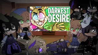 Afton Family + Cassidy reacts to Darkest Desire (Esp/Eng) | Gacha Club