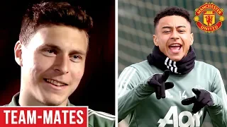 Lingard is the Funniest, Rashford is Lightning Quick! | Lindelof's Team-Mates | Manchester United