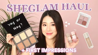 SHEGLAM HAUL & FIRST IMPRESSIONS 🛍💄 | MONGABONG