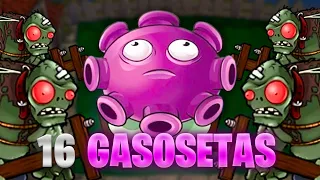 ESTRATEGIA SIN PLANTAS ARRIBA Y ABAJO!! 16 HUMOSETAS🍄 - Supervivencia Infinita Plants vs Zombies