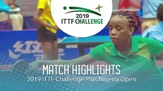 Adosede Odusanya vs Lily Dinanga | 2019 ITTF Nigeria Open Highlights (Group)