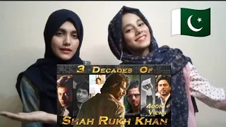 3 DECADES OF SRK REACTION | Tribute To Shah Rukh Khan The Legend Of Indian Cinema