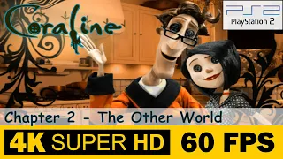 Chapter 2 - The Other World | Coraline | Walkthrough, No Commentary, PS2