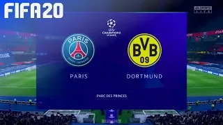 FIFA 20 - Paris Saint Germain vs. Borussia Dortmund @ Parc des Princes