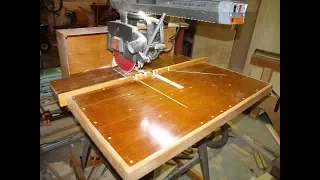 Radial Arm Saw: Tables and Fences (Part 1)
