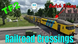 Trains at Level Crossings / Bahnübergang | TF2