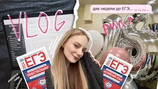 *ленивый влог*: школа, ЕГЭ, день рождения✧🎉.*📚