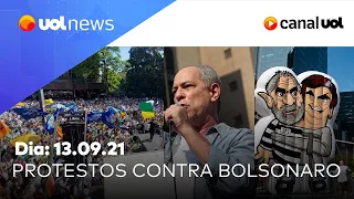 Manifestação contra Bolsonaro: PDT e Cidadania falam de Lula, PT e próximo protesto | UOL News