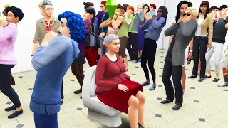 Я поселил 100 симов в маленький дом - The Sims 4