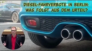 Urteil: Fahrverbote wegen Diesel-Skandal in Berlin | Parlamentsrede Daniel Buchholz 19.10.2018