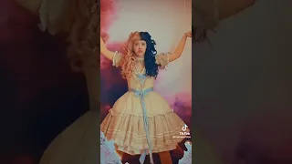 Melanie Martinez dance practice for show and tell vs film 💗🏹 #melaniemartinez #behindthescene