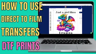 How to make custom DTF transfers Direct to film printing and use them