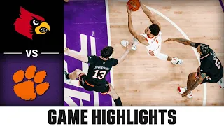 Louisville vs. Clemson Game Highlights | 2023-24 ACC Men’s Basketball