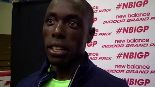 Edward Cheserek After Completing Epic 3:49/7:38 2-Day Double In Boston
