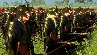 Elves of Lothlorien Vs Uruk-Hai | 12,000 Unit Lord of the Rings Cinematic battle