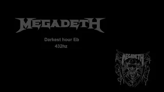 Megadeth: Darkest Hour Eb 432hz Backing Track HQ