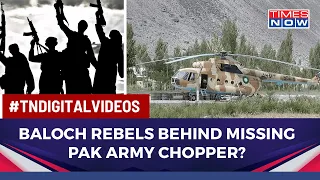 Pakistan Chopper Carrying Corps Commander 'Crashes' in Balochistan, Baloch Rebels' Hand Suspected