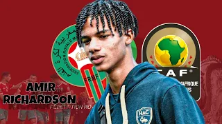 AMIR RICHARDSON VS GHANA MAROC U23 |  تحركات أمير ريتشاردسون ضد غانا