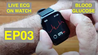 FITAOS EP03 Apple Watch Shape Live ECG+HR/BP/HRV/Glucose/BodyTemp/SpO2 Smartwatch: Unbox & 1st Look