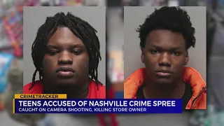 Teens accused of Nashville crime spree caught on camera shooting, killing store owner