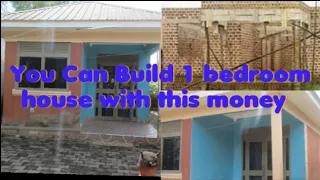 2023 Cost Of Building A 1(one) Bedroom House To Beam Level In Uganda#construction#cost