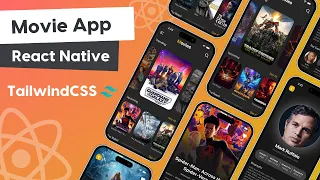 🔴 Build Movie App Using React Native | React Native Projects | Beginners