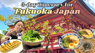 What I do and eat in Fukuoka, Japan 🇯🇵 Best ramen, Dazaifu Tenmangu | 3-day itinerary for Fukuoka