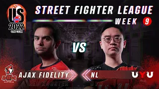 Ajax Fidelity (Ed) vs. NL (Luke) - FT3 - Street Fighter League Pro-US 2022 Week 9