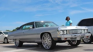 Veltboy314 - 1973 Donk on 26" Amani Forged Wheels - Xtreme Kustoms Car & Bike Fest Footage