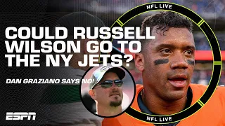 Should Russell Wilson back up Aaron Rodgers? 🤯 'NO WAY HE REUNITES W/ HACKETT' - Graziano | NFL Live