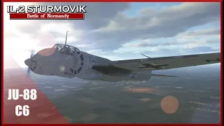 IL-2 Battle of Normandy German Ju-88 C6 Career Ep4
